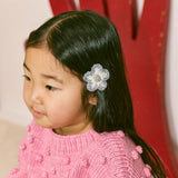 Misha And Puff -  Medium Flower Clip Set Seashore Confetti