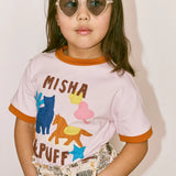 Misha And Puff -  Pasture Applique Tee Aura