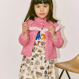 Misha And Puff -  Ruffle Cardigan Azalea