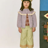 Misha And Puff -  Ruffle Cardigan Mist