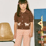 Misha And Puff -  Ruffle Pedal Pusher Aura Lisse Fields