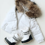 Moon Boot :: Mb Icon Nylon Black/White