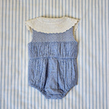 Bonjour Diary :: Baby Romper Blue Tapestry