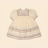 Apolina -  Patsy Ribbons Dress Cream