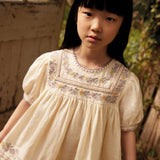 Apolina -  Patsy Ribbons Dress Cream