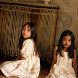 Apolina -  Patsy Ribbons Dress Cream