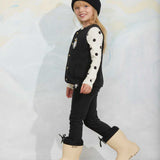 [Pre-Order] Mini Rodini - Penguin Patch Microfleece Trousers Black