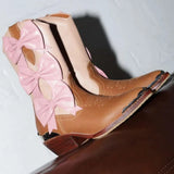 [Pre-Order] Nothing But Amor - Vaquera Boots Pink Bows