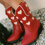 [Pre-Order] Nothing But Amor - Vaquera Boots Red Heart