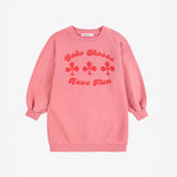 [Pre-Order]  Bobo Choses :: Have Fun Sweatshirt Dress Pink