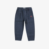 [Pre-Order]  Bobo Choses :: Tic Tac Toe Denim Pants Navy Blue