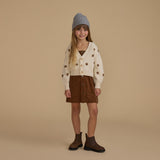 Rylee & Cru :: Boxy Crop Cardigan Flowers Natural