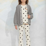 [Pre-Order] Ritzratz Patch Knitted Cardigan Grey