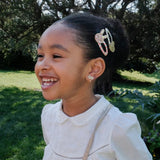 Rockahula - Petal Glitter Heart Clips