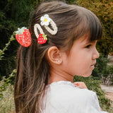 Rockahula - Crochet Daisy And Strawberry Clips