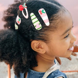 Rockahula - Cherry Kiss Stripy Clips