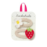 Rockahula - Crochet Daisy And Strawberry Clips