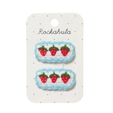 Rockahula - Crochet Strawberry Frill Clips