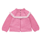 Misha And Puff -  Ruffle Cardigan Azalea