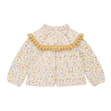 Misha And Puff -  Ruffle Cardigan Seashore Confetti
