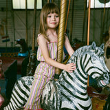 Misha And Puff -  Ruffle Pedal Pusher Aura Vaquero Stripe