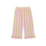 Misha And Puff -  Ruffle Pedal Pusher Aura Vaquero Stripe