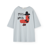 동물 관측소 :: 콜리 키드 티셔츠 블루