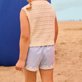 Louise Misha :: Shorts Vally Oxford Blue