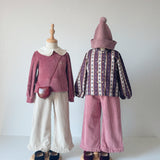 Mipounet - Margot Velvet Sweatshirt Blush Rose