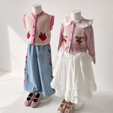 Birinit Petit Embroidered Midi Skirt - girls skirt styled