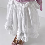 Birinit Petit Embroidered Midi Skirt - girls skirt close-up