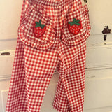 Sissel Mini - Saxo Mini Pants Red Check