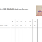 Bonjour Diary - Handsmocks Blouse Transat Stripe