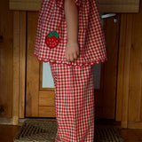 Sissel Mini - Charlene Mini Top Red Checks