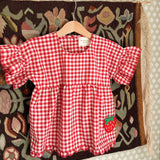 Sissel Mini - Charlene Mini Top Red Checks