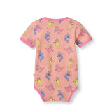 Smafolk :: Short-Sleeved Baby Body With Baby Dolphins Blossom
