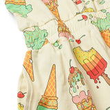 Smafolk :: Short-Sleeved Dress With Ice Cream Marshmallow