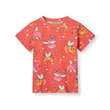 Smafolk :: T-Shirt With Cats Pink Punch