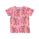 Smafolk :: T-Shirt With Cows Sea Pink