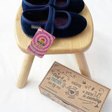 Cienta :: Velvet Mary Jane Navy