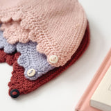 Iver and Isla :: Lace-Edge Cap Heather