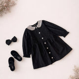 봉주르 다이어리 :: 헤어핀이 달린 튜닉, 블랙 도트 프린트 