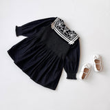 Bonjour Diary :: 세일러 칼라 블랙 데님 튜니크 