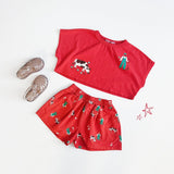 Bobo Choses -  Farm Adventure cropped T-shirt