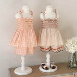 Bonjour Diary - Embroidered Short & Top Set Natural Cotton Flex