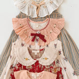 Bonjour Diary - Embroidered Tunic + Hair Clip Pink Vichy