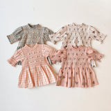 Bonjour Diary - Handsmocks Blouse Pink Vichy