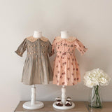 Bonjour Diary - Romantique Tunique Pink Garden Flowers Print