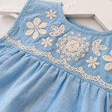 Louise Misha -  Blouse Malaya Oxford Blue