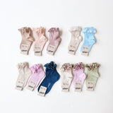 Collegien - Lili Lace Trim Ribbed Ankle Socks 280